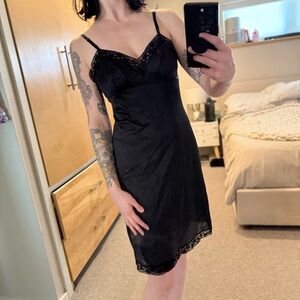 Vintage black slip